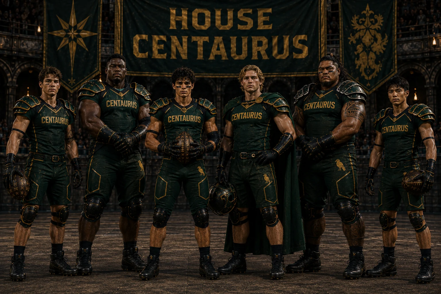 House Centaurus Battleball team portrait