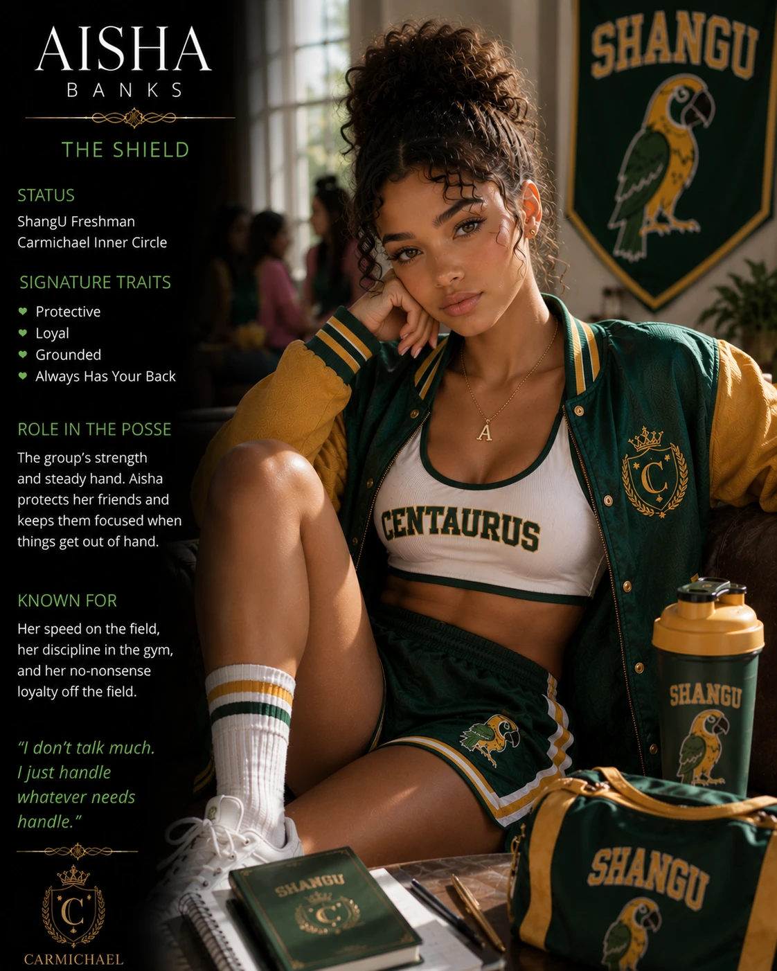 Aisha Banks profile card