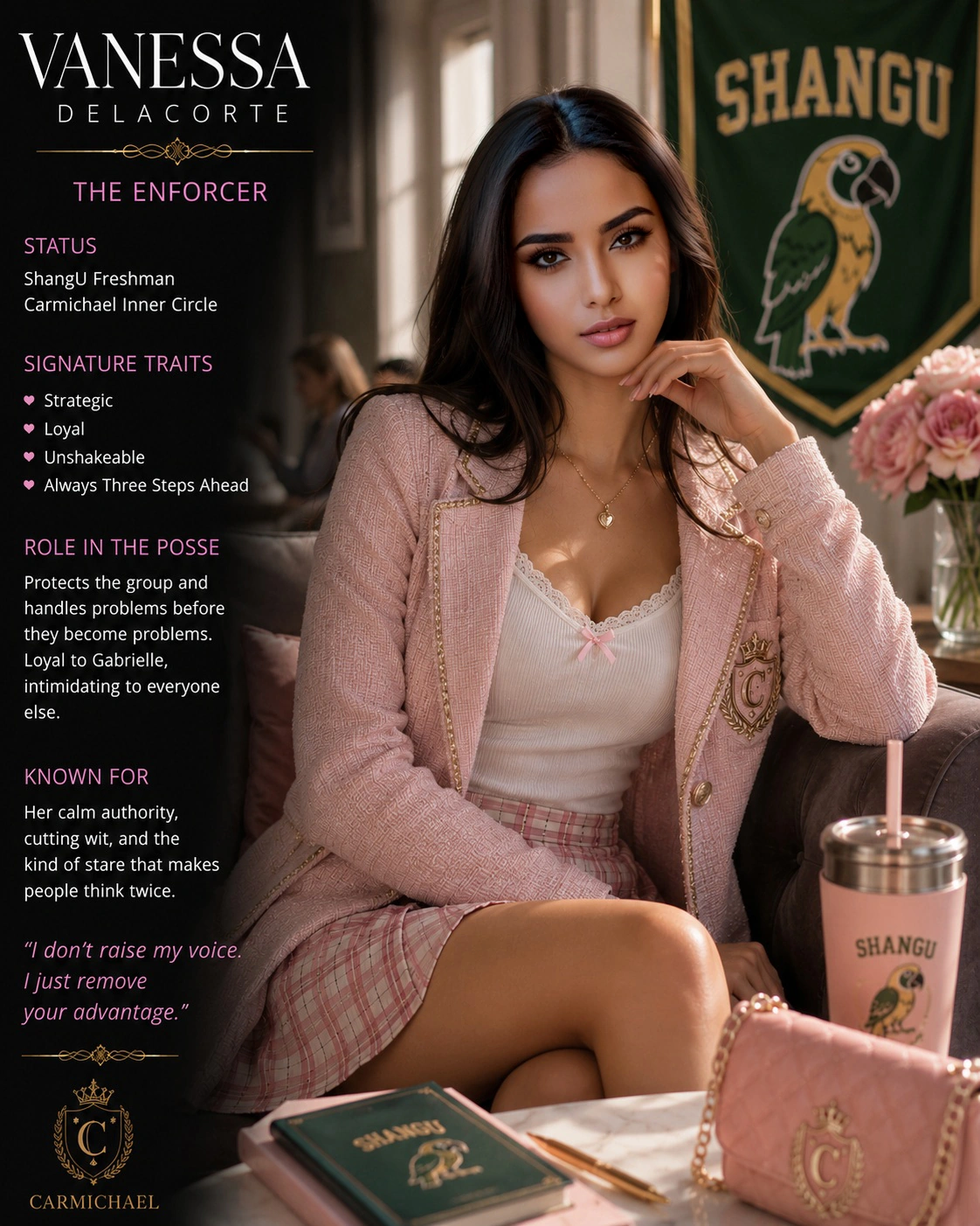 Vanessa Delacorte profile card